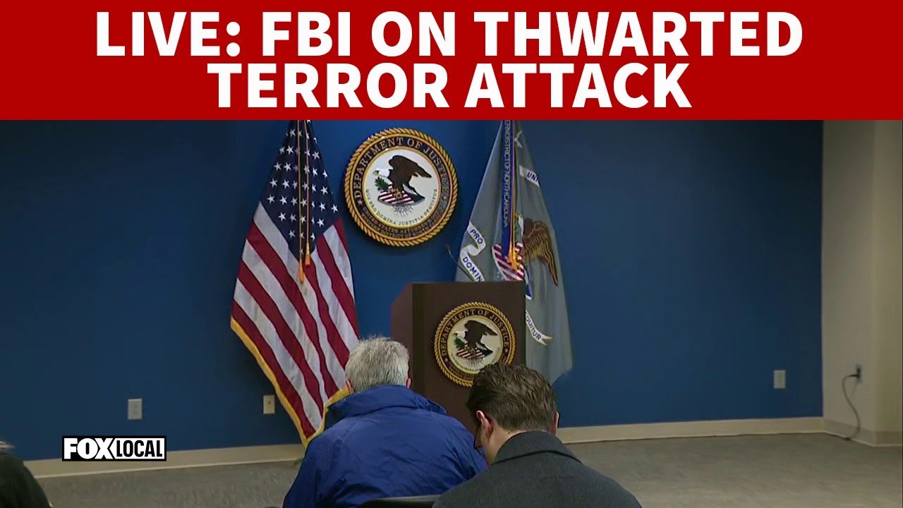 LIVE: FBI gives update on thwarted terror attack in Charlotte, North Carolina