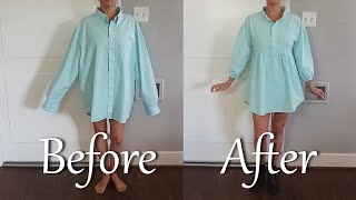 How I Refashioned a Thrifted Shirt Into a Boho Dress