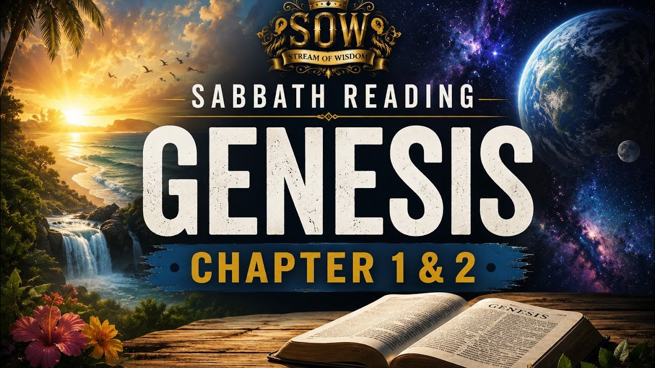 Sabbath Reading Genesis Chapter 1 & 2 - YouTube