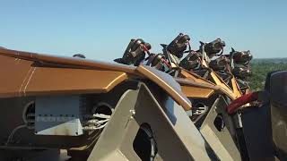 Gatekeeper Back Row POV 2018 Right Side Cedar Point Wing Coaster