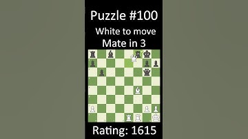 Daily Chess Puzzle no.100 #shorts