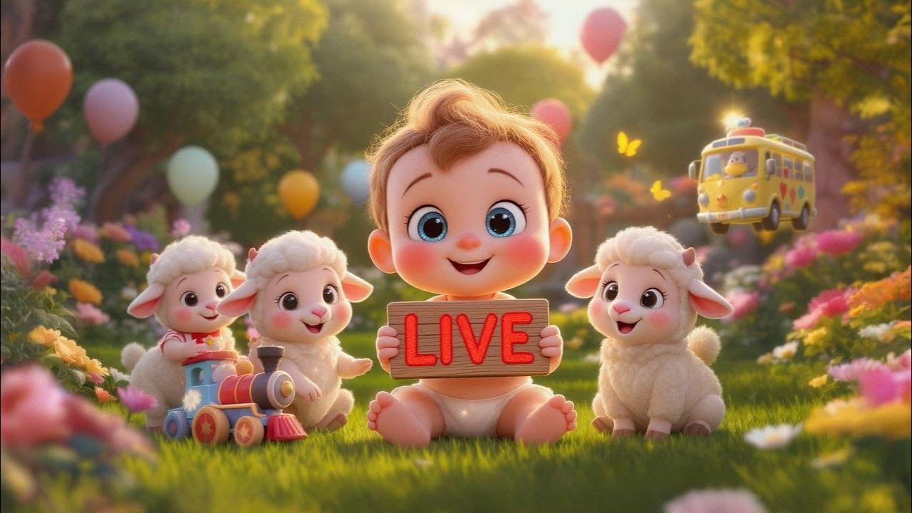 LIVE Nursery Rhymes for Kids 🎶 | Alphabet, Numbers, Animals & Songs | Kidomelon