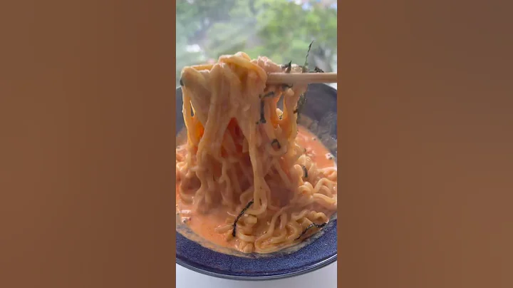 RAMEN HACKS || Creamy SAMYANG Cheese || SPICY Korean Noodles #shorts