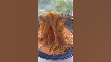 Thumbnail of RAMEN HACKS || Creamy SAMYANG Cheese || SPICY Korean Noodles #shorts