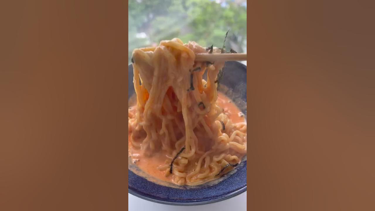 RAMEN HACKS || Creamy SAMYANG Cheese || SPICY Korean Noodles #shorts