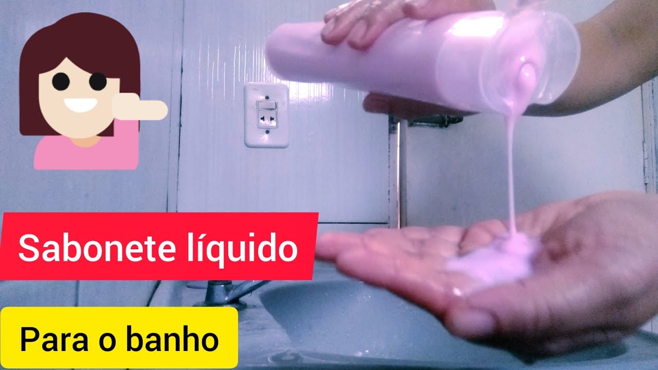👣 SABONETE LÍQUIDO CASEIRO Para BANHO @Idéias Simples