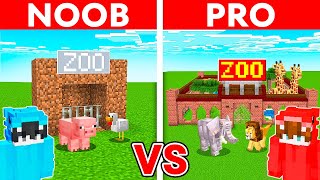 Minecraft NOOB vs PRO: El ZOO Más SEGURO de Animales