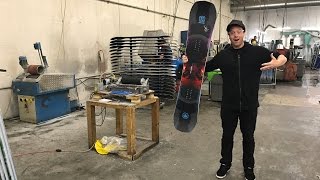 Building a Custom Snowboard at the Never Summer Snowboard Factory : Day 4