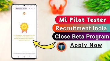 Mi Pilot Users Requirements Apply Now For Indian Rom | Mi Pilot Tester Apply Redmi/Xiaomi/POCO Users