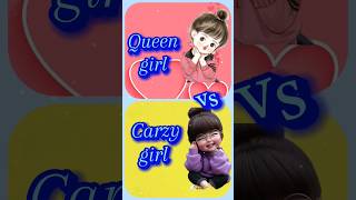 Queen girl ? VS carzg girl ?//nail ?// lips ?// heels ?// etc youTube short viral video