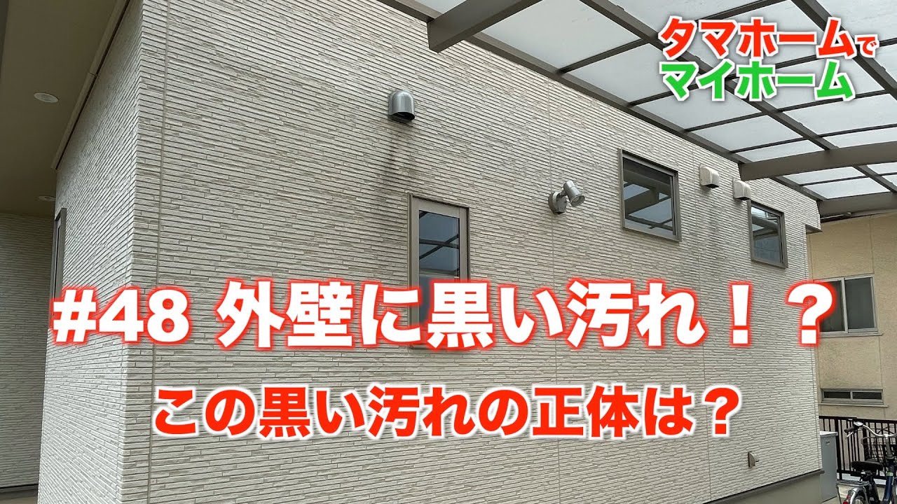 48 外壁に黒い汚れ この黒い汚れの正体は Youtube