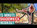 15 Minute Shadow KICKING Workout for Muay Thai