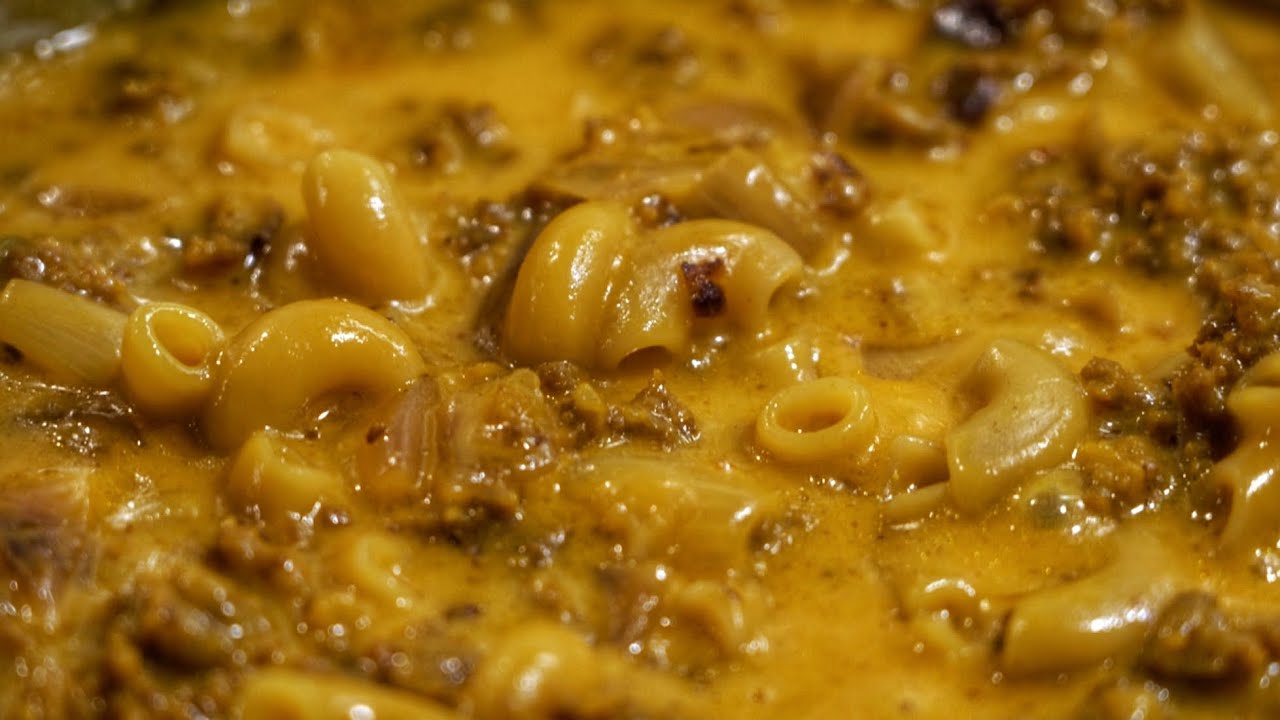 Cheeseburger Macaroni For Dinner - WARNING This Will Make You Hungry ...