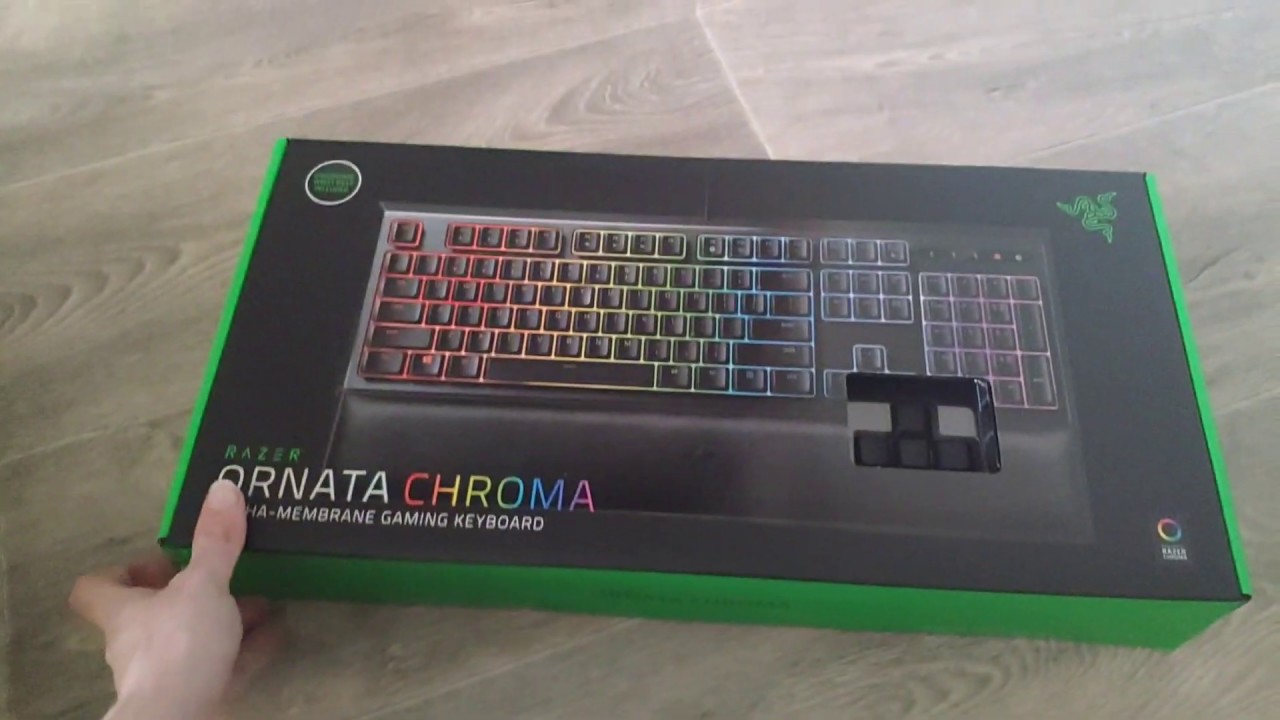 Razer Ornata Chroma Unboxing - YouTube