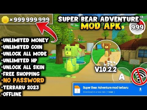 SEGREDOS do SUPER BEAR ADVENTURE!! nova atualização 1.9.6 