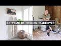 DIY Bathroom Makeover // Full Bathroom Remodel on a Budget / Small Bathroom Makeover Start to Finish