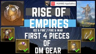 Making the first 4 pieces of Dragon Master Gear - Rise Of Empires Ice & Fire screenshot 5