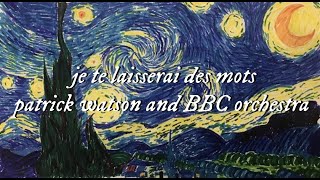 patrick watson & the BBC symphony orchestra - je te laisserai des mots