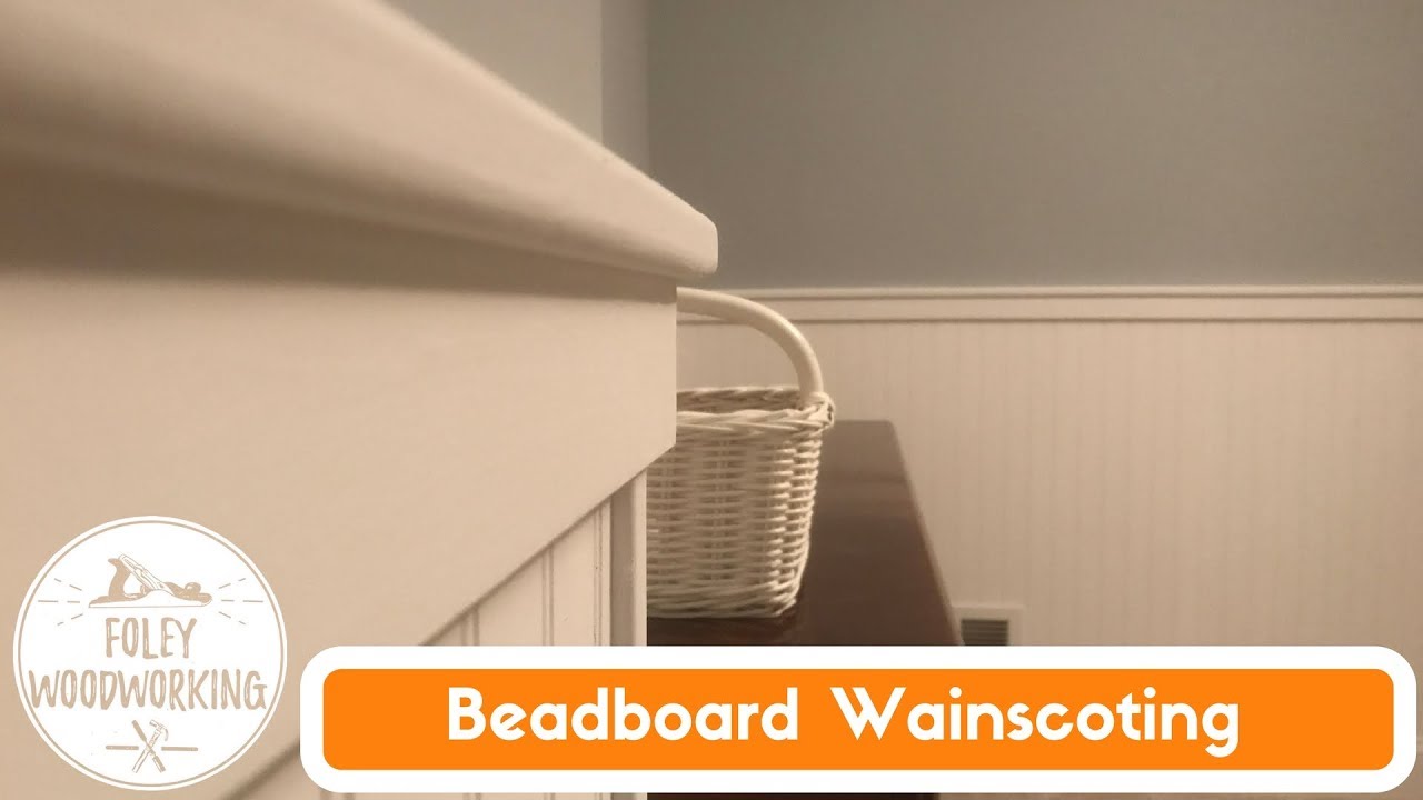 Beadboard Wainscoting - YouTube