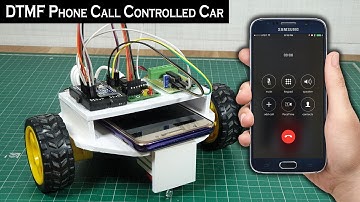 Arduino DTMF Control Car with Phone Call