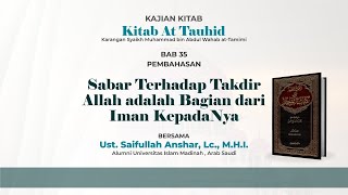 Sabar Terhadap Takdir Allah adalah Bagian dari Iman Kepadanya