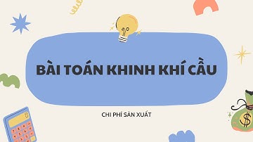 VẬT LÝ 12 : BÀI TOÁN KHINH KHÍ CẦU