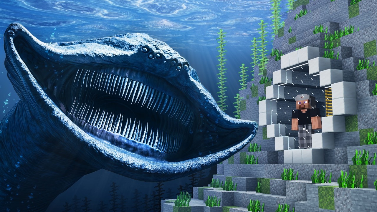 Hice un Bunker Submarino Anti Talasofobia en Minecraft