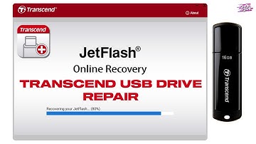 How To Use Transcend JetFlash Online Recovery Tool | Repair Corrupted Transcend USB Flash Drive