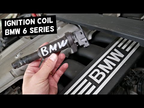 BMW E63 E64 F06 F12 F13 IGNITION COIL REPLACEMENT. HOW TO REPLACE IGNITION COIL