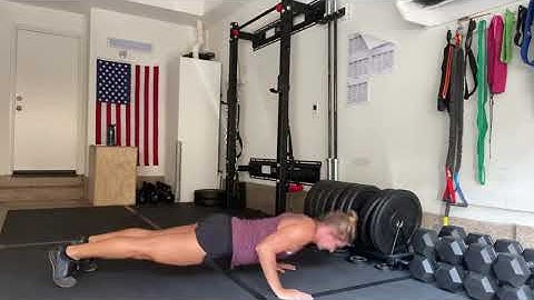 Yoga Push Up + Alternating Toe Touch