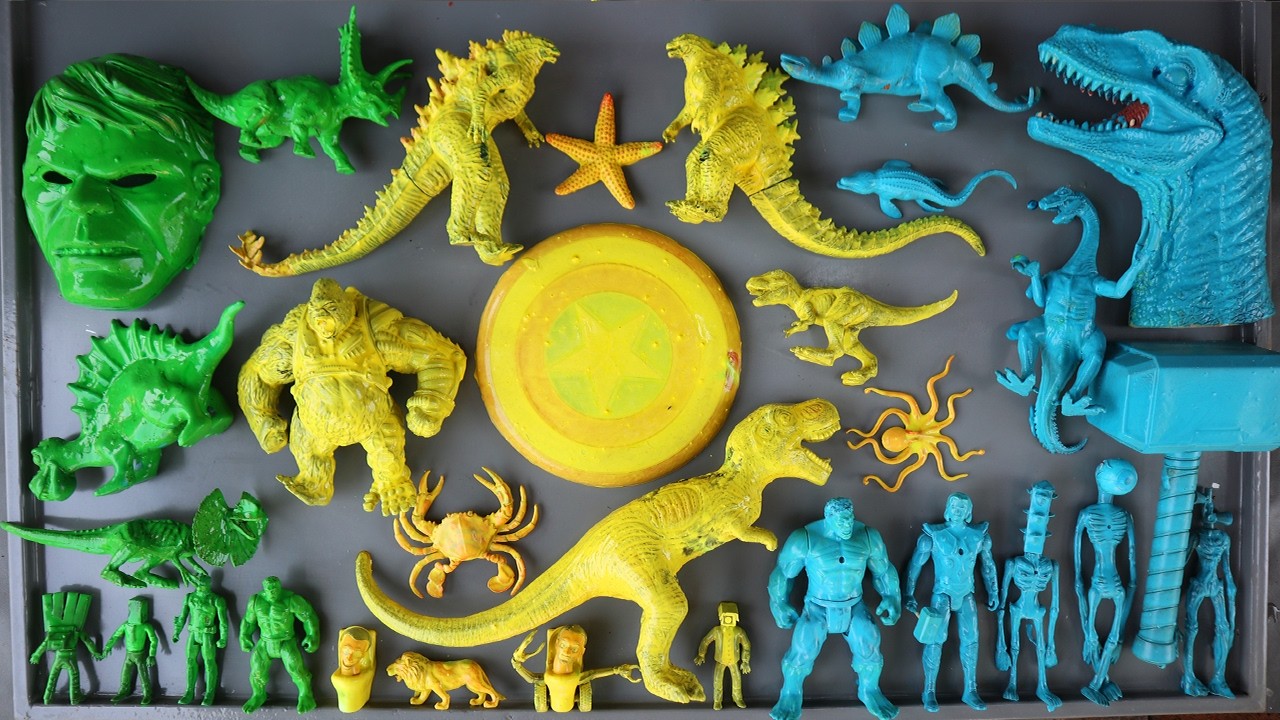 Dinosaurus Jurassic World Dominion: T-rex/ Brachiosaurus/ Skibidi/ Spider-Man/ KingKong/ KingGidorah