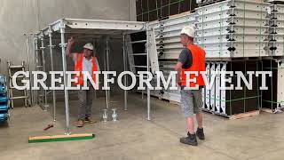 How to install green formwork