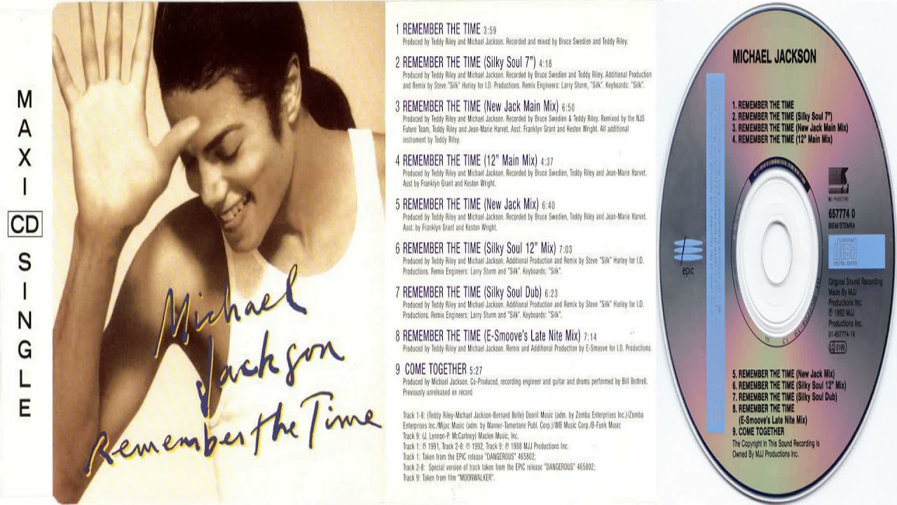 Michael Jackson - Remember The Time (Maxi Single) 09. Come