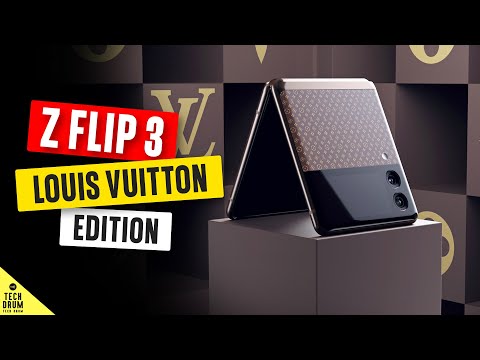 Louis Vuitton Cover Case For Samsung Galaxy Z Flip 3 - Z Flip 2 - Z Flip 1  /1
