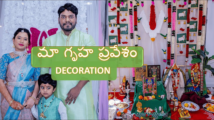 మా గృహప్రవేశం Decoration vlog | House warming Decoration ideas | Unique housewarming decor |