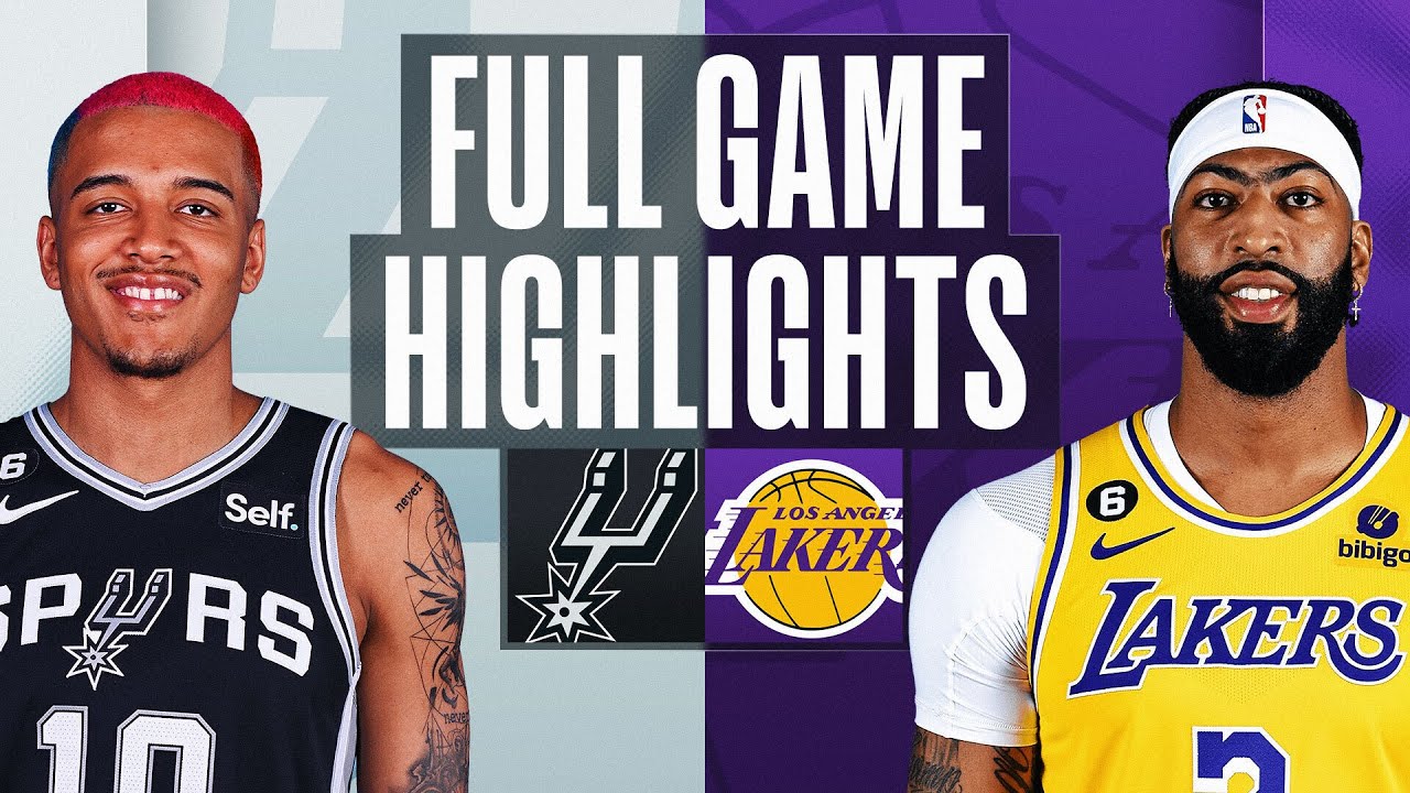 SPURS at LAKERS NBA FULL GAME HIGHLIGHTS November 20, 2022