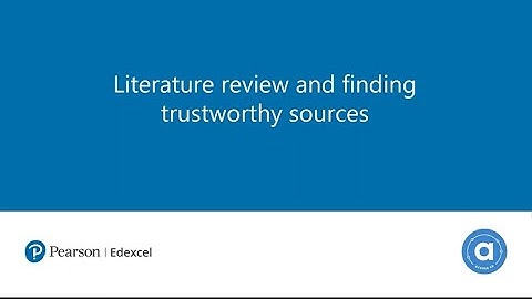 Pearson and AccessEd: Literature Review