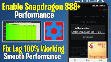 Enable Snapdragon 888+ Performance On Any Android - No Root | Max 90-120FPS