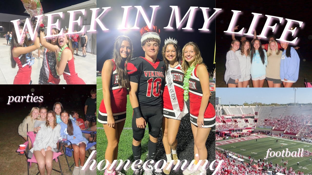 HOMECOMING WEEK IN MY LIFE *high school* | spirit days, studying, + bonfires