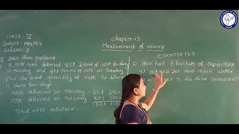 CLASS 4 (EM) | MATHS | MEASUREMENT OF VOLUME | SESSION 2