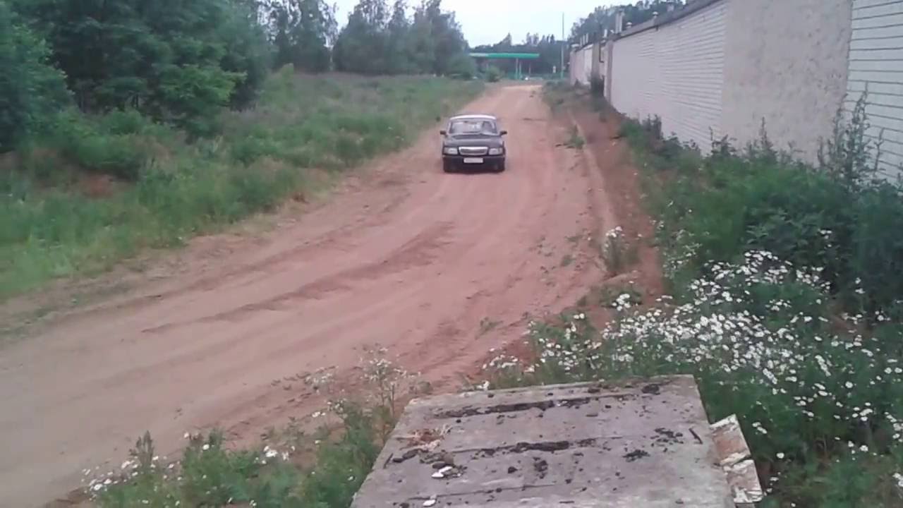 Неудачный дрифт на Газ 3110 - YouTube