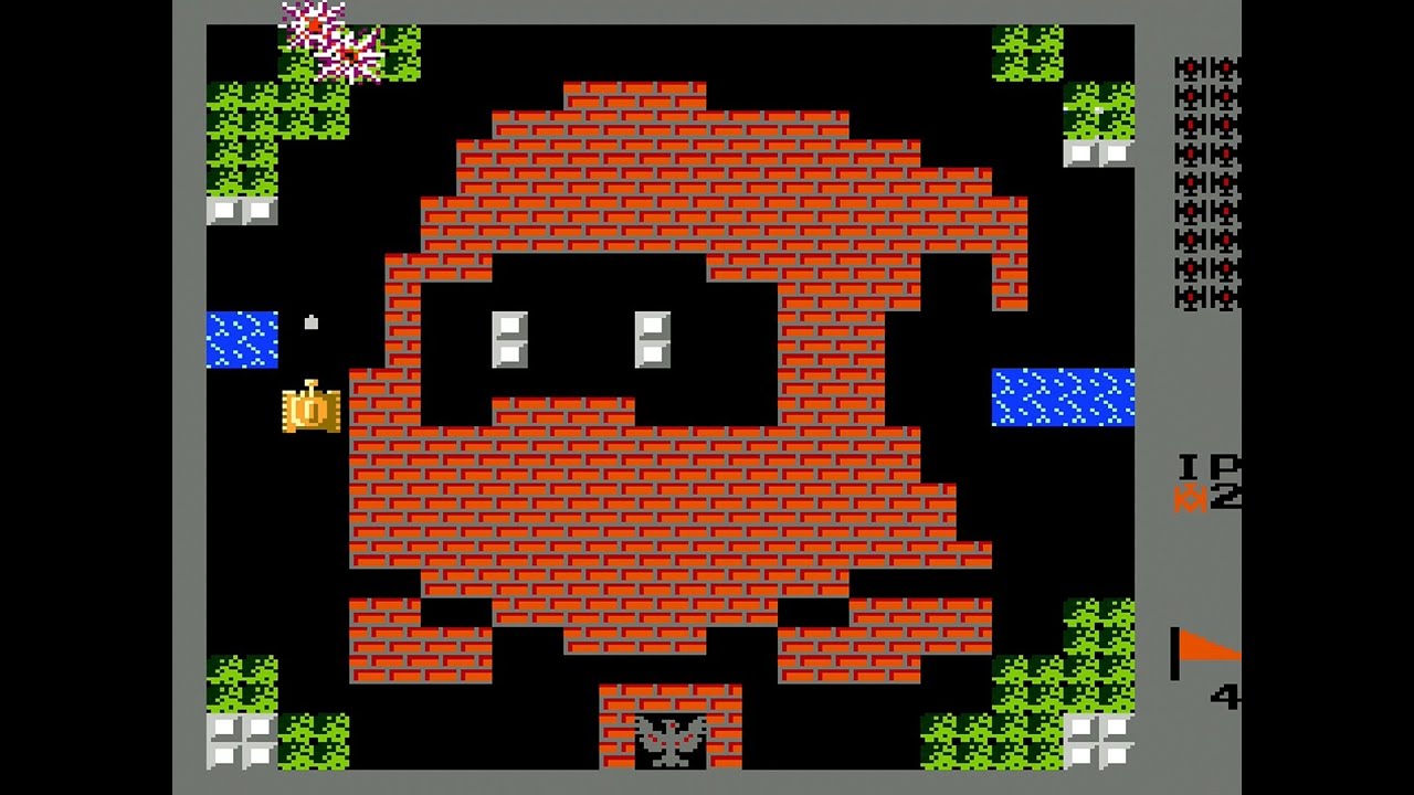 ファミコン バトルシティー レトロフリーク動作 - YouTube