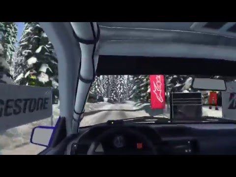 Dirt Rally, Sweden 02. VR Oculus Rift, DK2.