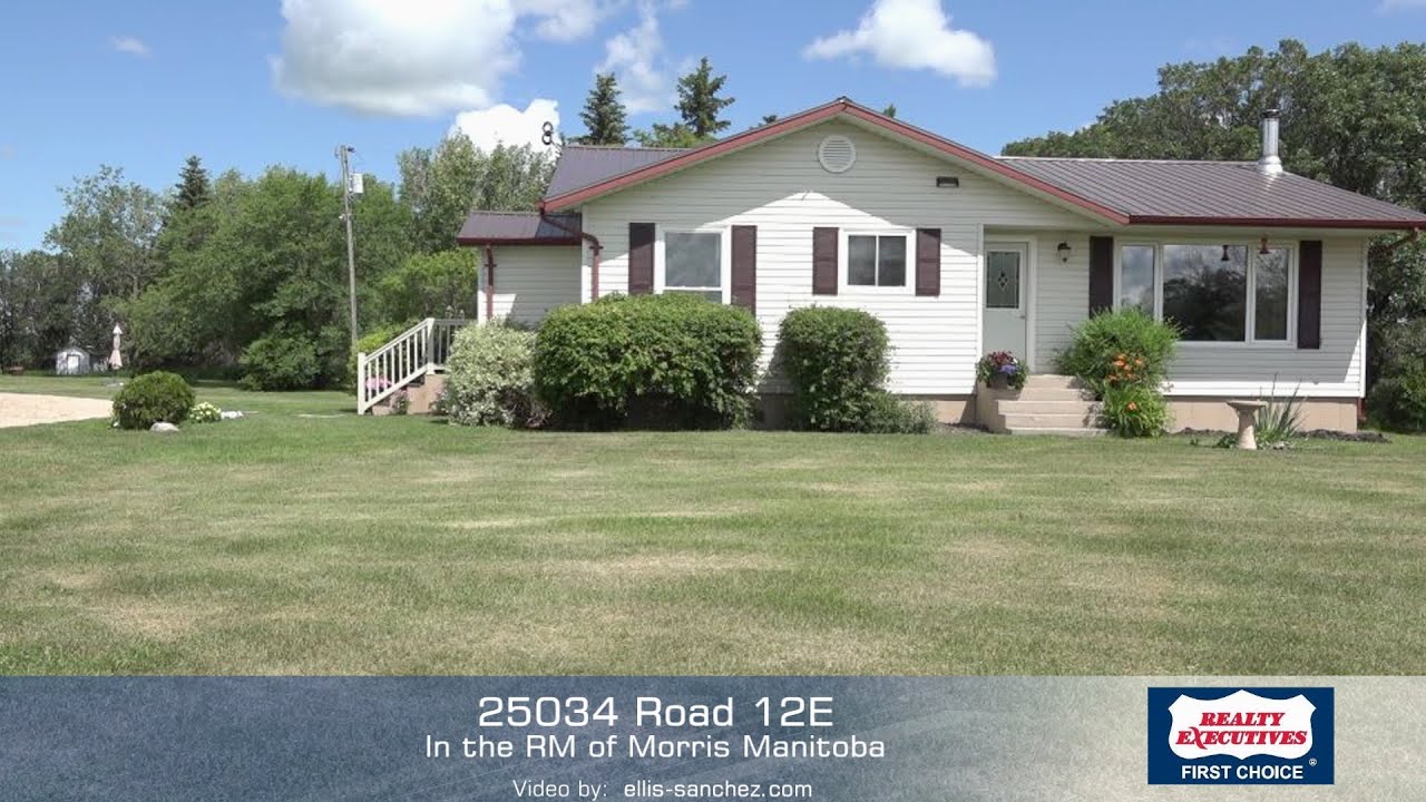 House for Sale at 25034 Road 12E in the RM of Morris Manitoba YouTube House for Sale at 25034 Road 12E in the RM of Morris Manitoba YouTube
