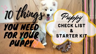 10 things you need for your new puppy! Puppy checklist and starter kit 10 things you need for your new puppy! Puppy checklist and starter kit