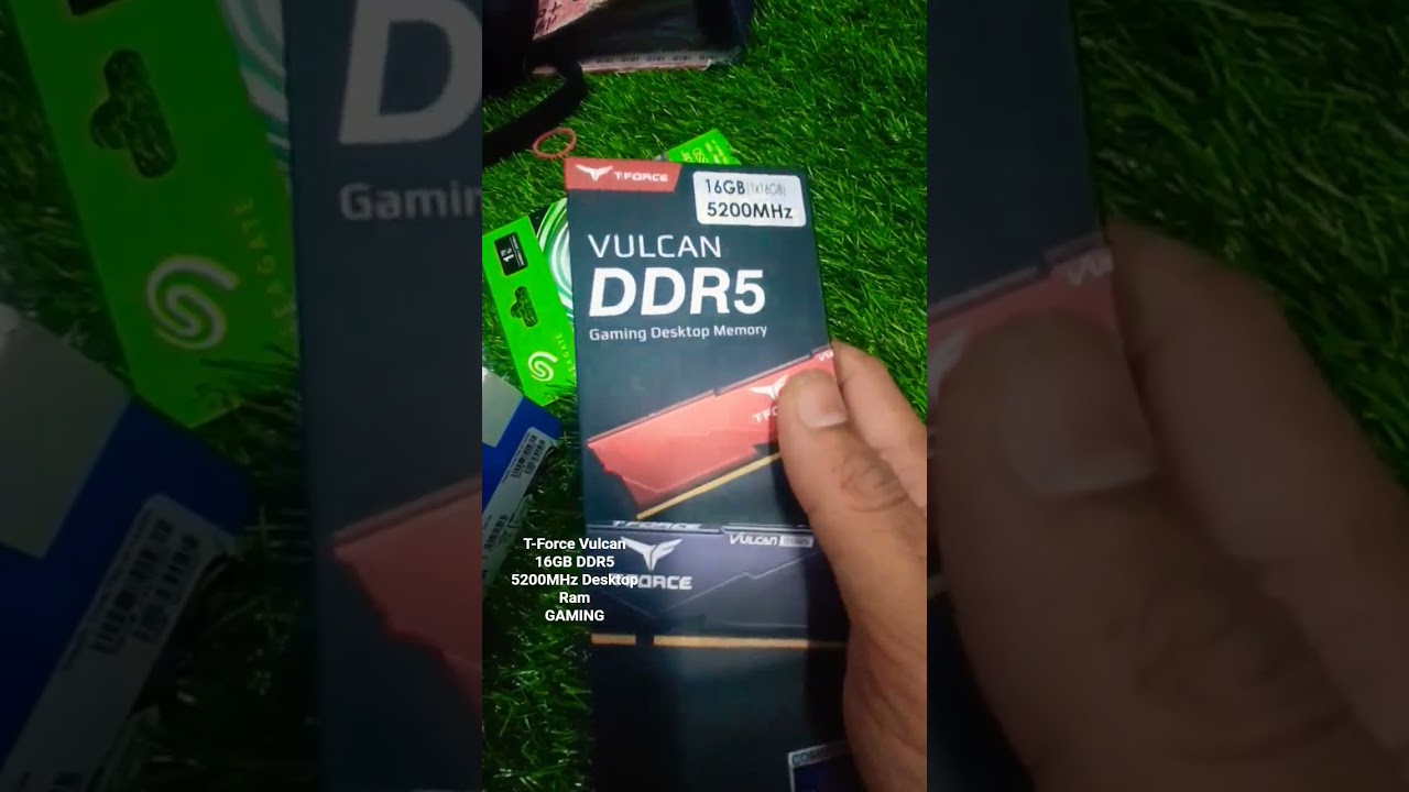 T-Force Vulcan 16GB DDR5 5200MHz Desktop Ram Gaming
