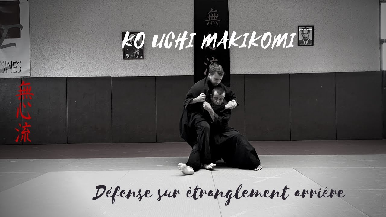 Mushin ryu Ju jitsu: Ushiro jime, Ko uchi makikomi.