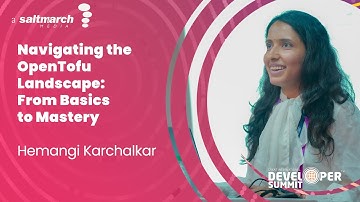 Navigating the OpenTofu Landscape From Basics to Mastery Hemangi Karchalkar 1