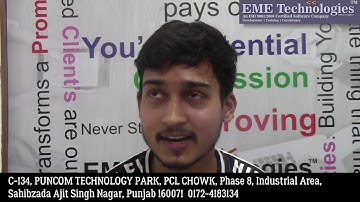Android Training in Mohali | Chandigarh University |  Stduent Feedback | Pritam Singh