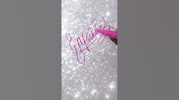 Best Signature ever #calligraphy #art #video #new #brushpen #sign